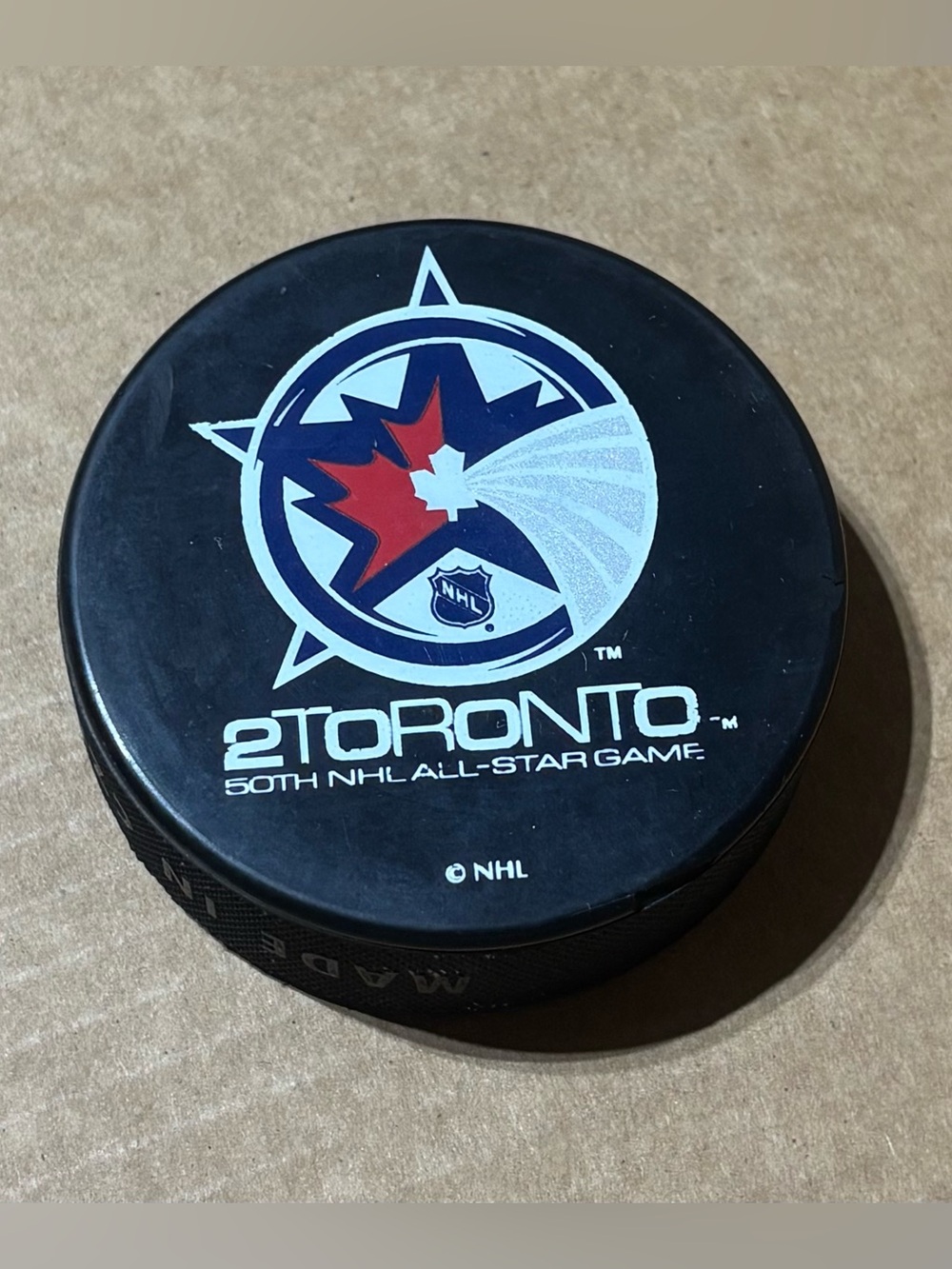50th NHL All Star Game Toronto 2000 Hockey Puck
